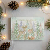 Baby It's Cold Outside Elegant Winter Woodland  Gastenboek