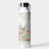Baby It's Cold Outside Elegant Winter Woodland Waterfles (Voorkant)