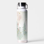 Baby It's Cold Outside Elegant Winter Woodland Waterfles (Achterkant)