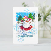 Baby It's Cold Outside! Feest Supplies Kaart (Staand voorkant)