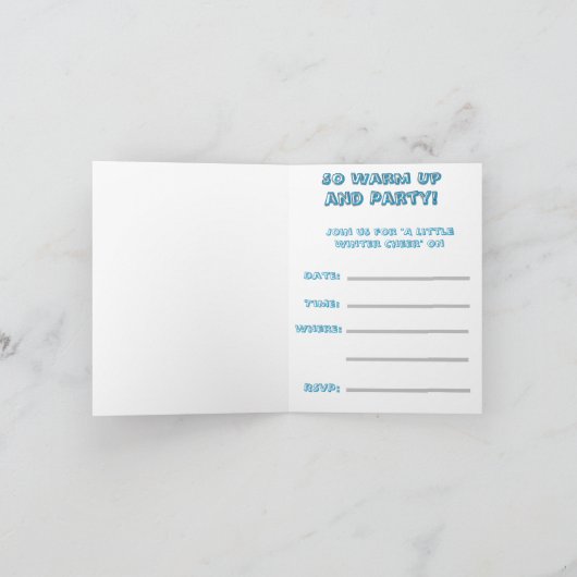 Baby It's Cold Outside! Feestbenodigdheden (Binnen)