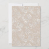 Baby it's cold outside gender neutral Baby Shower Kaart (Achterkant)