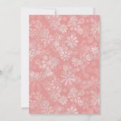 Baby it's cold outside Girl clothes Baby Shower Kaart (Achterkant)