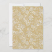 Baby it's cold outside Girl clothes Baby Shower Kaart (Achterkant)