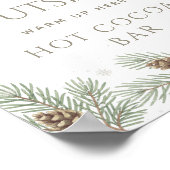 Baby It's Cold Outside Hete Cacaobar Poster (Hoek)