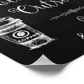 Baby it's Cold Outside Huwelijksbord Poster (Hoek)