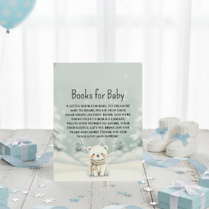 Baby It's Cold Outside Ijsbeer Boeken voor Baby Informatiekaartje