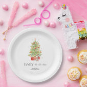 Baby It's Cold Outside Kerst Baby Shower Papieren Bordje (Feest)