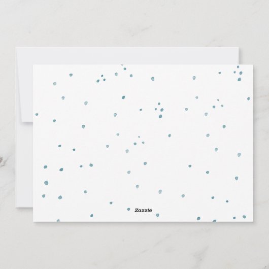 Baby It's Cold Outside Kerst Fotocollage Feestdagenkaart (Achterkant)