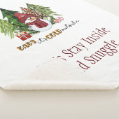 Baby It's Cold Outside Kerst Persoonlijk Sherpa Deken (3/4)