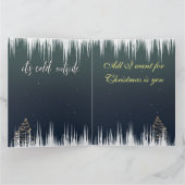 Baby It's Cold Outside Kerstkaart (SF 8.5x11) Kaart (Binnen)
