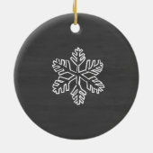 Baby It's Cold Outside Krijtbord Ornament (Achterkant)