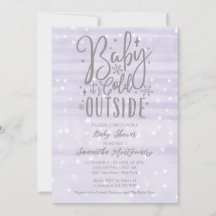 Baby It's Cold Outside Lavender Babyfeest