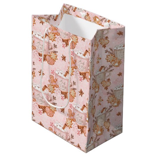 Baby It's Cold Outside Medium Cadeauzakje (Voorkant Gekanteld)