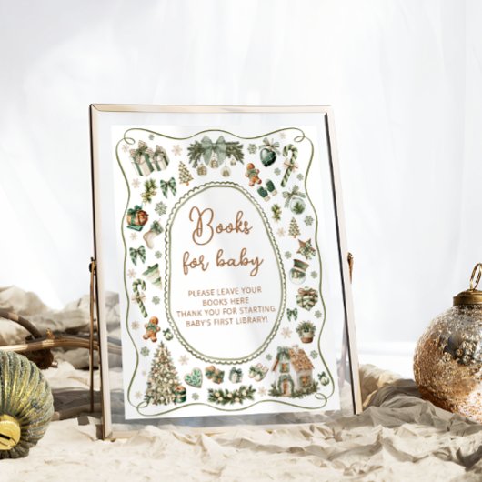 Baby It's Cold Outside Neutral Books for Baby  Poster