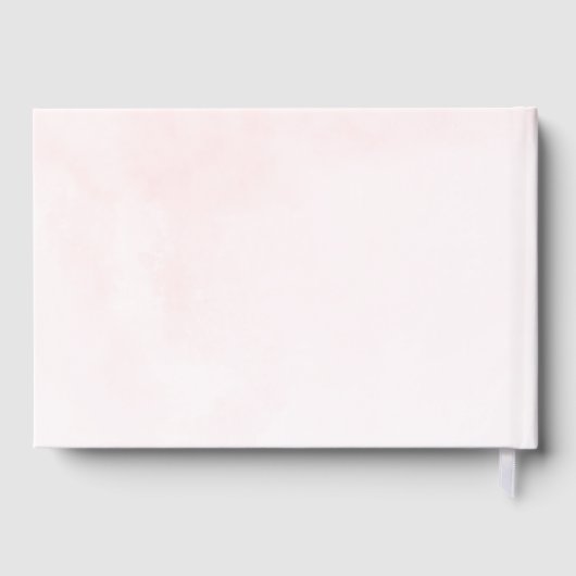 Baby its cold outside Pink Silver Baby Shower Gastenboek (Achterkant)