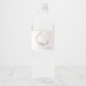 Baby its cold outside Pink Winter  Waterfles Etiket (Voorkant)