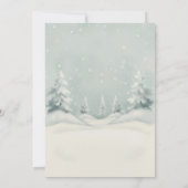 Baby It's Cold Outside Polar Bear Baby Shower  Kaart (Achterkant)