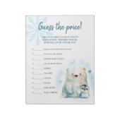 Baby It's Cold Outside Raad de Prijs Notitieblok (Linkerzijde)