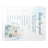 Baby It's Cold Outside Raad de Prijs Notitieblok (Voorkant)