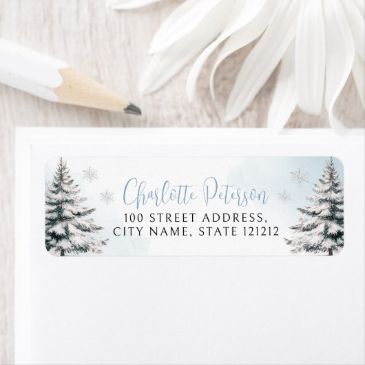 Baby it's Cold Outside Retouradres Etiket (Insitu)