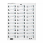 Baby it's Cold Outside Retouradres Etiket (Full Sheet)