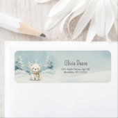 Baby, It's Cold Outside retouradreslabels Etiket (Insitu)