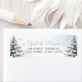Baby it's Cold Outside Return Address Etiket