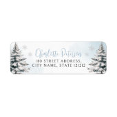 Baby it's Cold Outside Return Address Etiket (Voorkant)