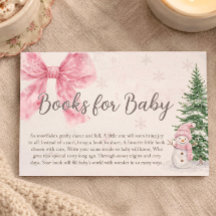 Baby It's Cold Outside Roze Boeken voor Baby Showe