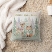 Baby It's Cold Outside Schattig Winter Bos Kussen (Deken)