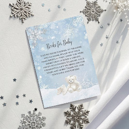 Baby It's Cold Outside Teddy Bear Books for Baby Informatiekaartje