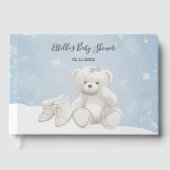 Baby, It's Cold Outside Teddy Bear Winter Gastenboek (Voorkant)