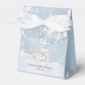 Baby, It's Cold Outside Teddy Bear Winter Gift Bedankdoosjes (Voorkant Zijde)