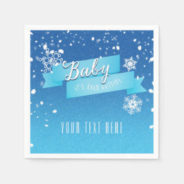 Baby it's Cold Outside Vakantie Kerstservetten Servetten