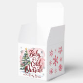 Baby, It's Cold Outside Winter Baby Shower Bedankdoosjes (Geopend)