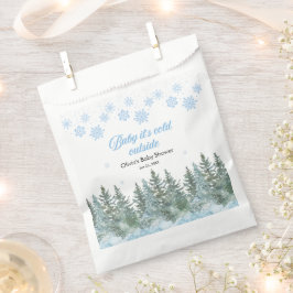 Baby It's Cold Outside Winter Baby Shower Bedankzakje