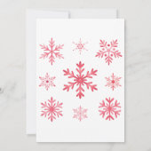 Baby, It's Cold Outside Winter Baby Shower  Kaart (Achterkant)