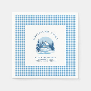 Baby It's Cold Outside Winter Baby Shower Servet