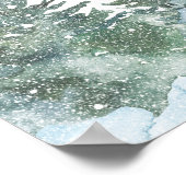 Baby It's Cold Outside Winter Baby Shower Welcome  Poster (Hoek)