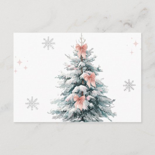 Baby it's cold outside Winter Books Baby Shower Informatiekaartje (Achterkant)