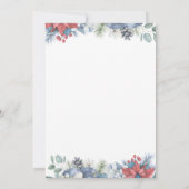 Baby Its Cold Outside Winter Boy Baby Shower Kaart (Achterkant)