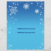 Baby it's Cold Outside Winter Event Flyer Poster (Achterkant)