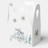 Baby Its Cold Outside Winter Evergreen Baby Shower Bedankdoosjes (Geopend)