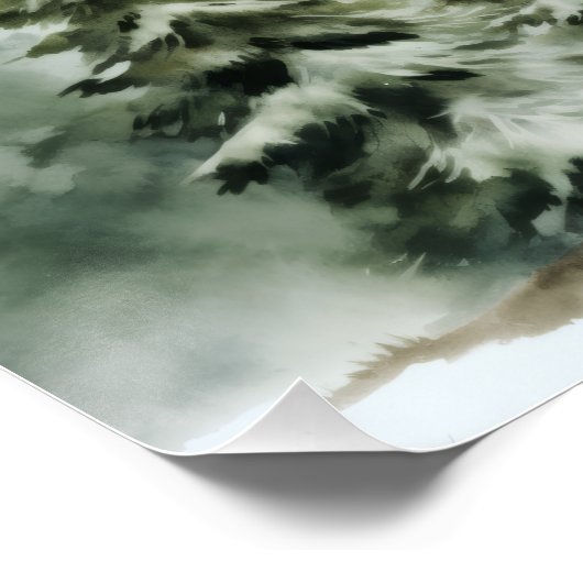 Baby It's Cold Outside Winter Shower Welcome Sign Perfect Poster (Hoek)