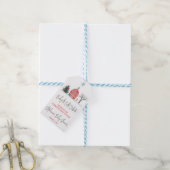 Baby It's Cold Outside, Winter Thema Baby Shower Cadeaulabel (Met Touw)