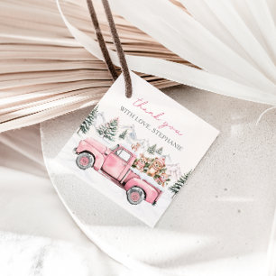 Baby It's Cold Outside Winter Woodland Baby Shower Bedankjes Labels