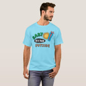 Baby It's Hot Outside Heren Basic T-Shirt (Voorkant volledig)