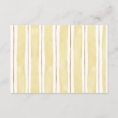 Baby It's Warm Outside Beach Baby Diaper Raffle Informatiekaartje (Achterkant)