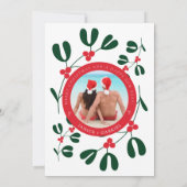 Baby It's Warm Outside Christmas Photo Card Kaart (Achterkant)